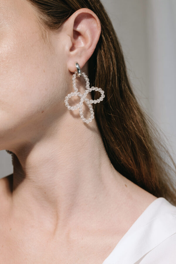 Flower earrings