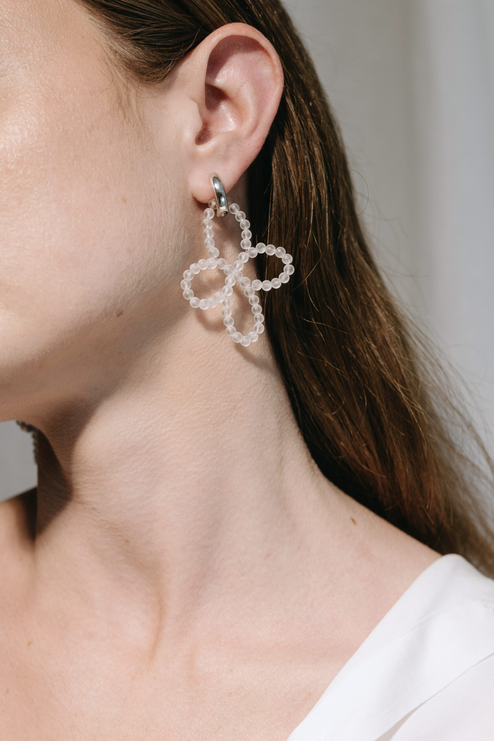Flower earrings