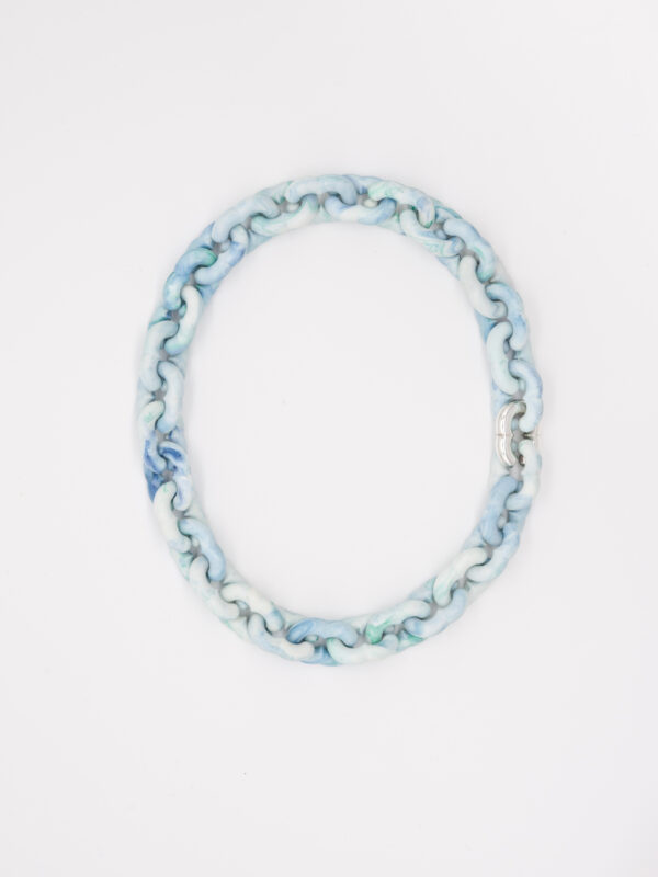 Arclet necklace blue marble