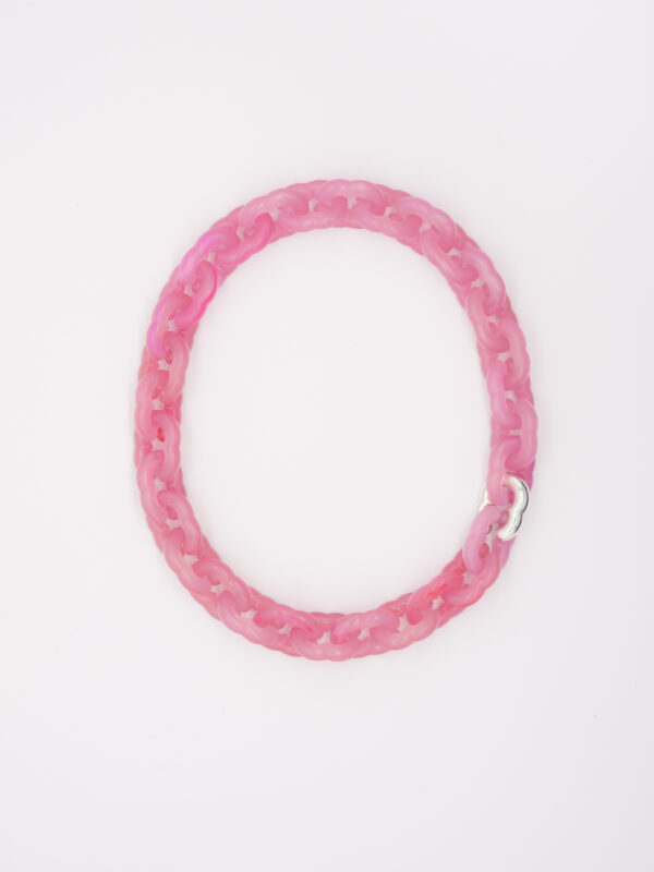 Arclet necklace pink jelly